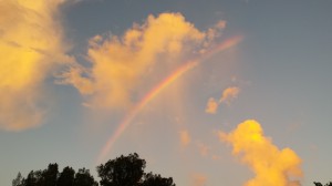 Rainbow clouds 2